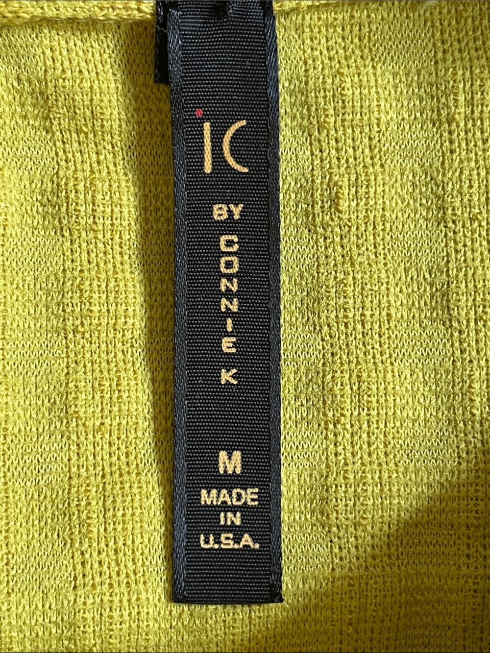 Yellow Textured Stand-Collar Button Jacket - Picture 5 of 6